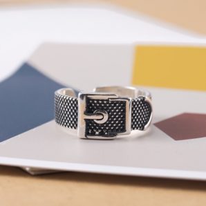 ベルトのリング　SILVER　0452