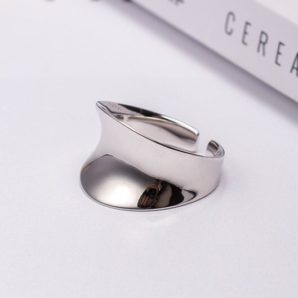 リング　鏡面　SILVER　　0448