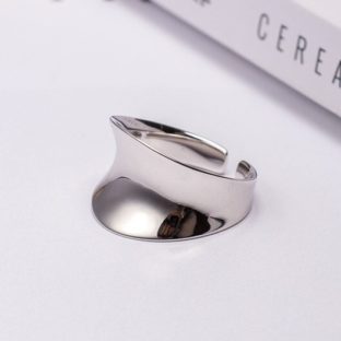 リング　鏡面　SILVER　　0448