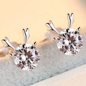 クリスマス限定 トナカイのピアス シルバー925  0025