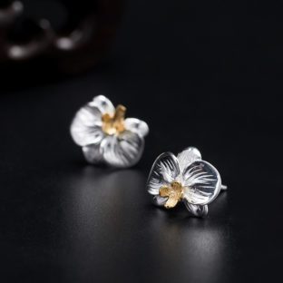 コチョウランのピアス 胡蝶蘭 SILVER 0291