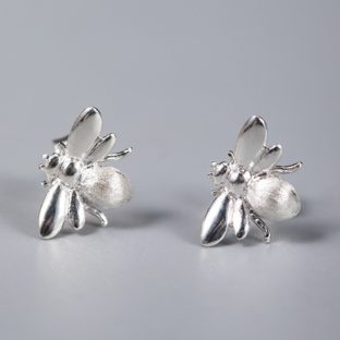 蜂のピアス SILVER 0425