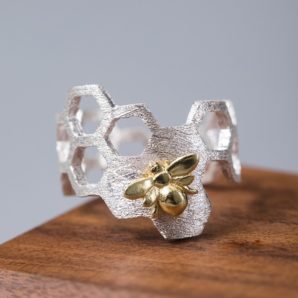 蜂のリング　SILVER　0426