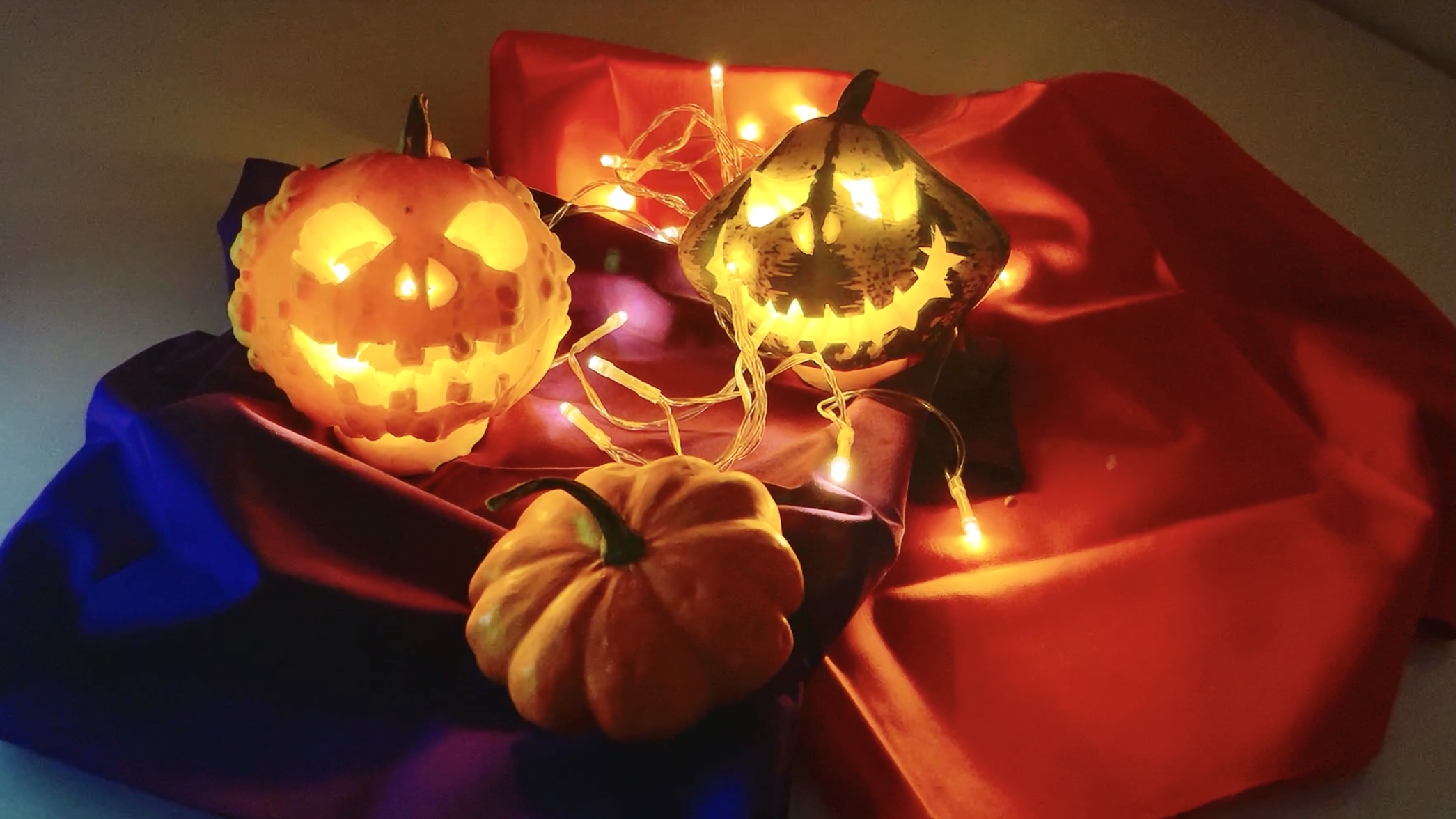 かぼちゃランタンの作り方　完成