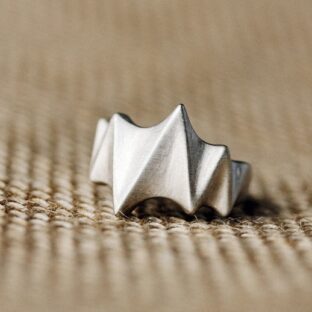 リング マット メンズ シルバー R085