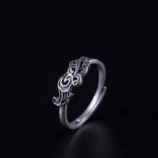 雲のリング　くも　シルバー　R129