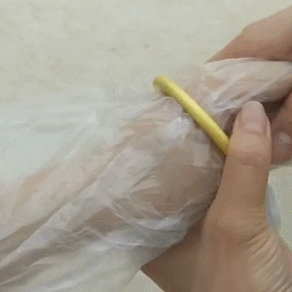 ラウンドタイプバングル（O字型）の付け方