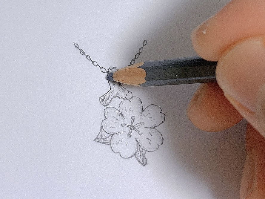 清書、着色する