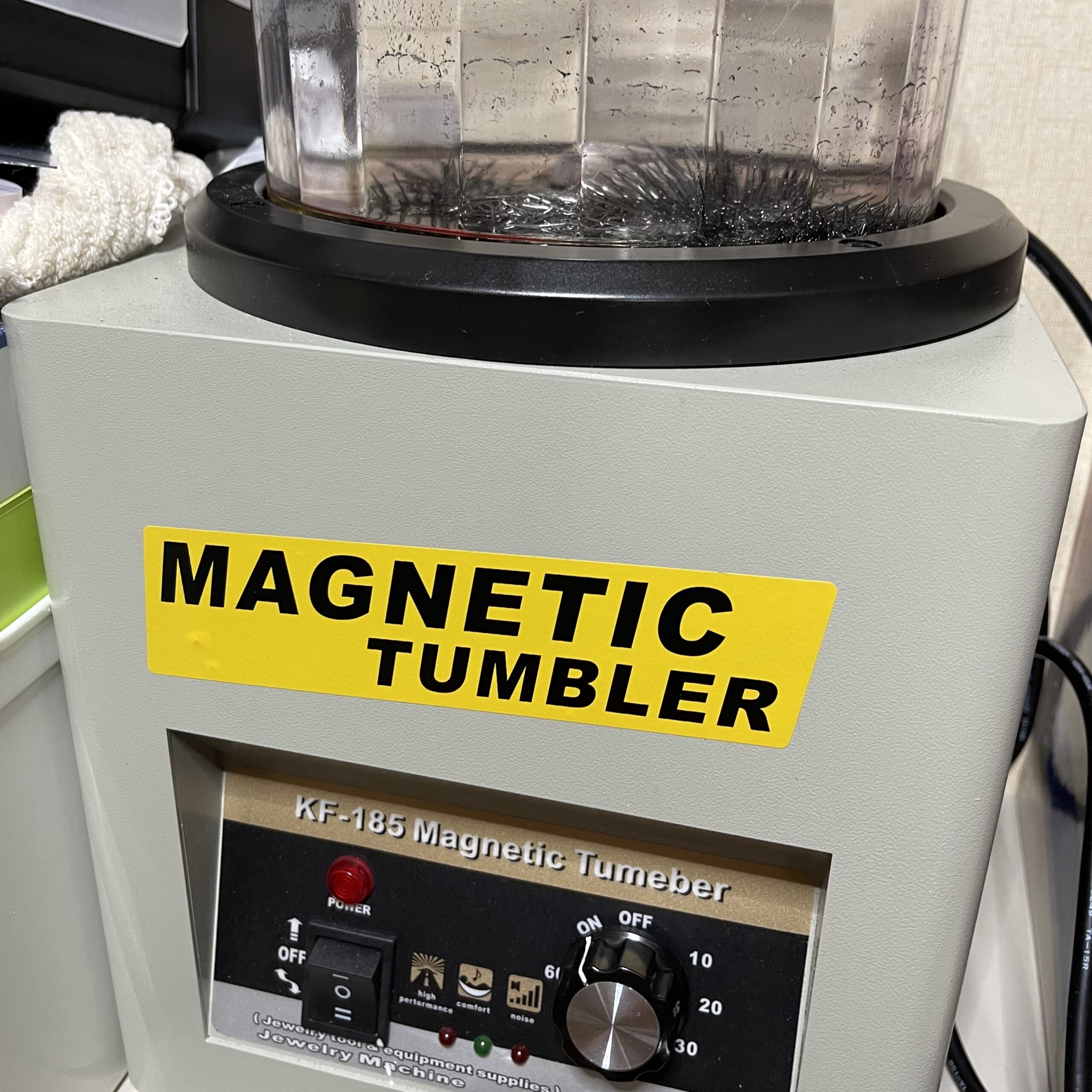 鋳造上がり、バレル研磨