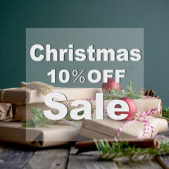 クリスマスセール開催の知らせ　アクセサリー全般10％OFF