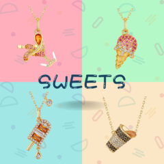 甘いスイーツモチーフのアクセサリーの紹介