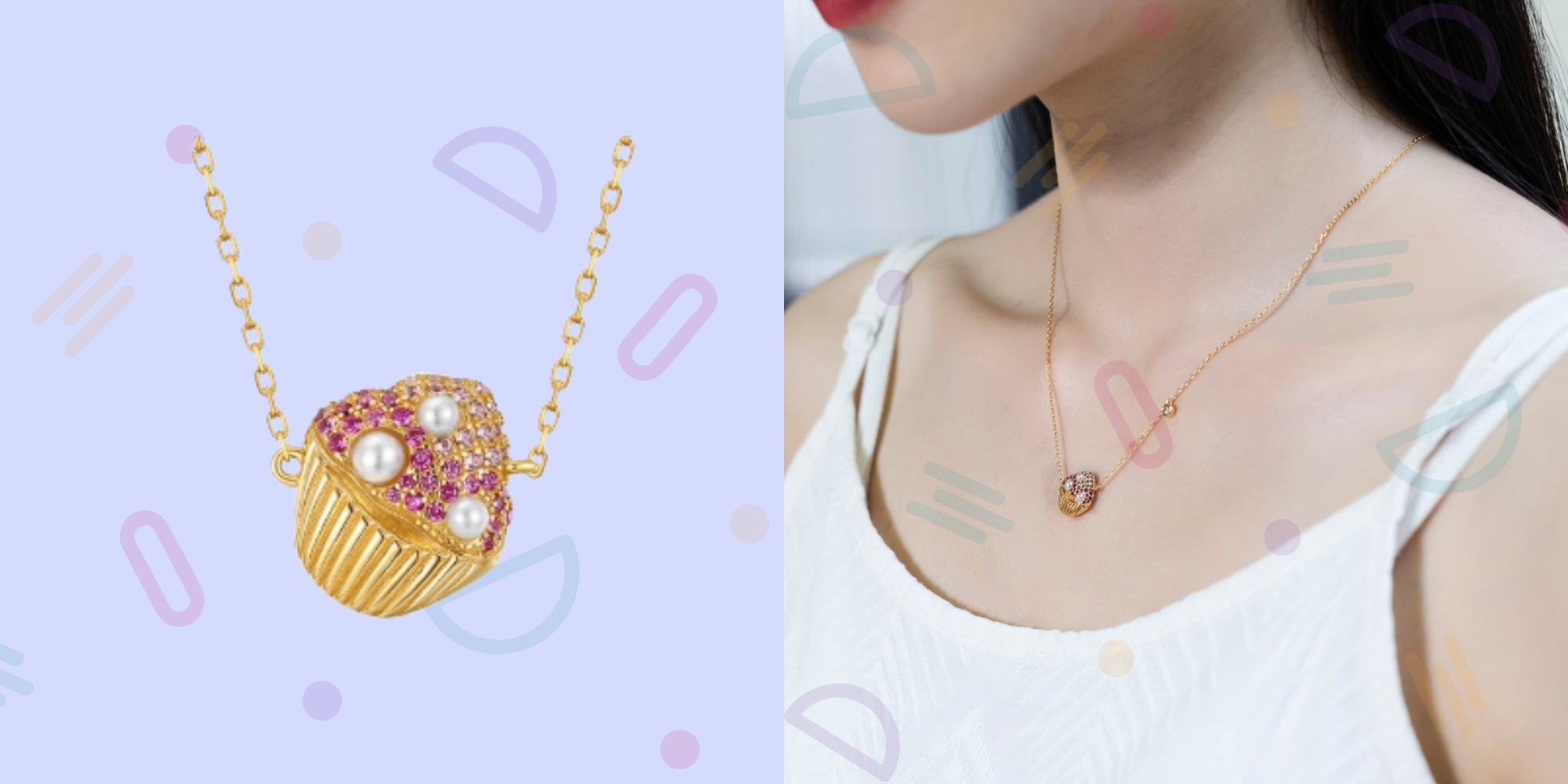 ケーキのペンダント