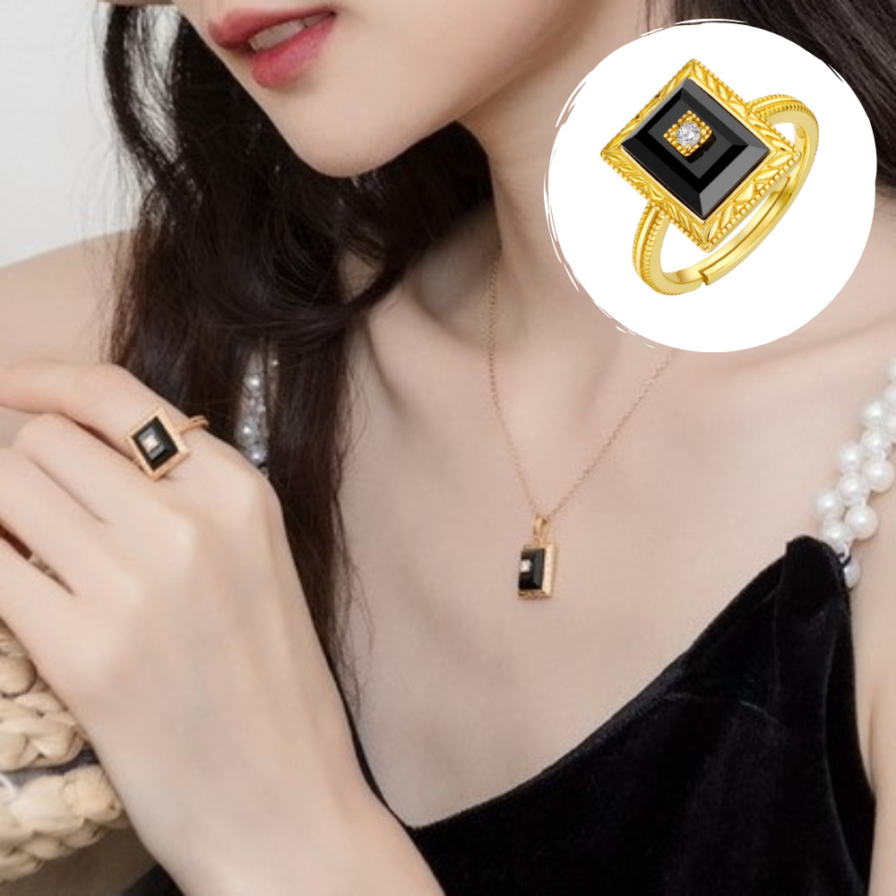 オニキスのリング