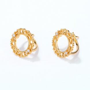 レースのピアス 透かし ギフト P025