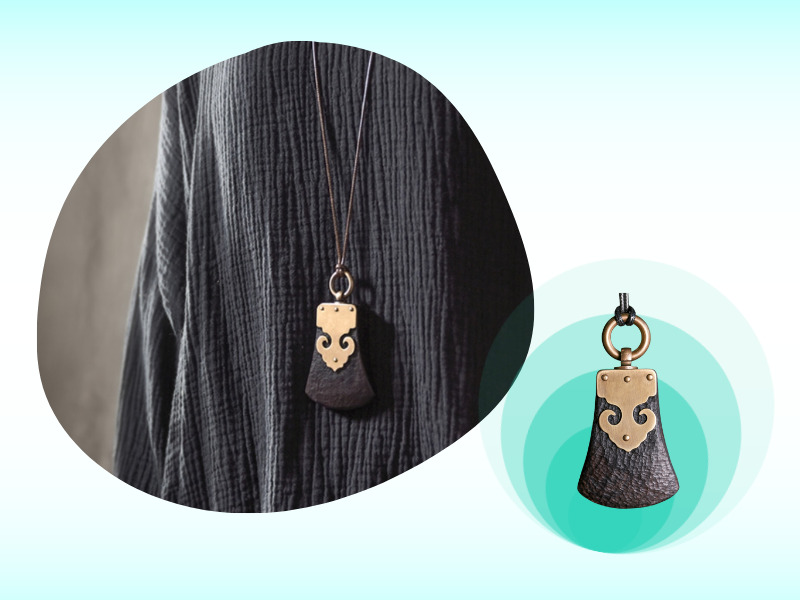 落ち着いたデザインのネックレス