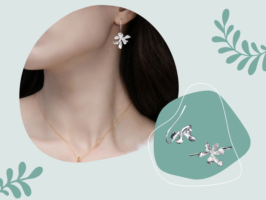 大ぶりのイヤリング