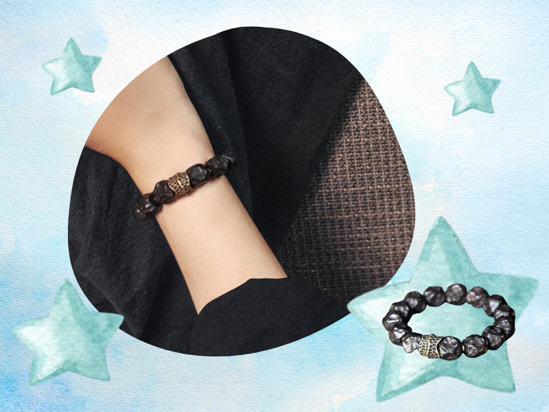 黒檀のブレスレット