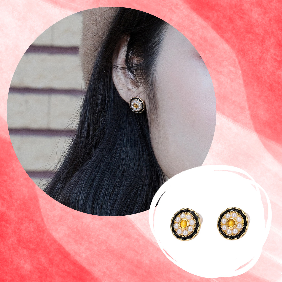 パールのピアス