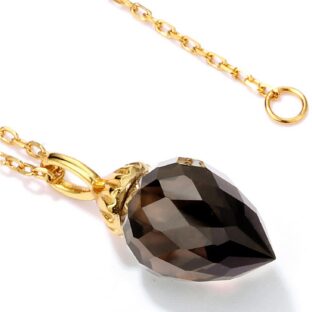 スモーキークォーツのペンダント　シルバー925　スモーキークォーツ 0149