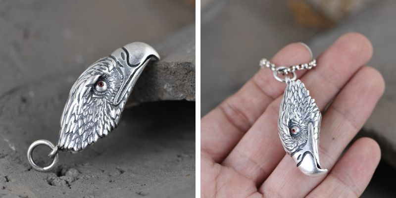 鷹のペンダント