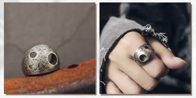 ボリュームのある指輪