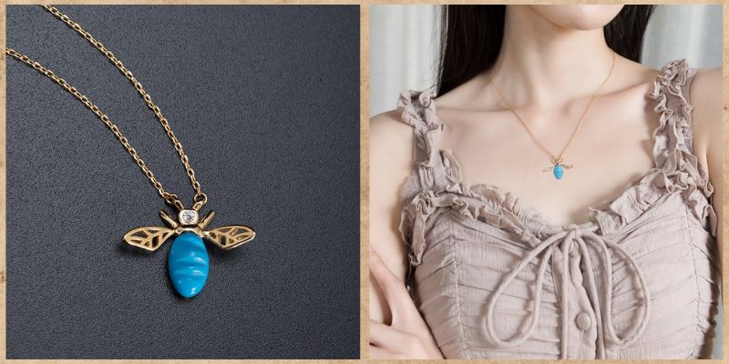 蛍のネックレス