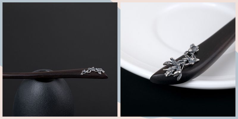 蘭の花のかんざし