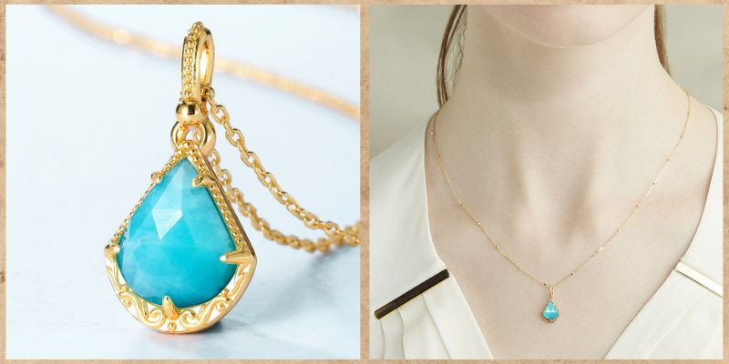 アマゾナイトのネックレス