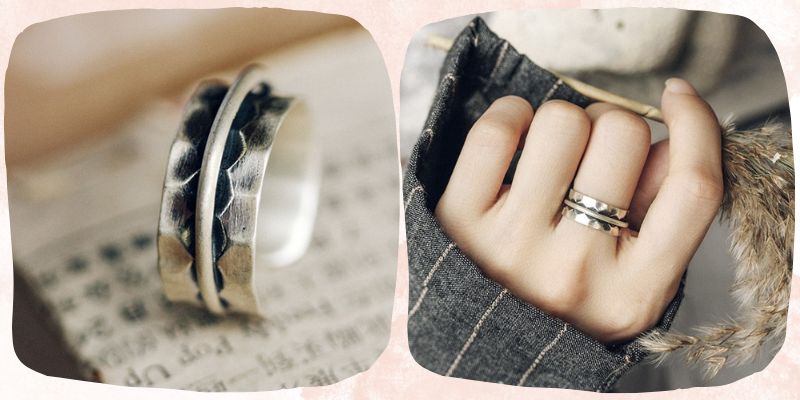 カジュアルにもフォーマルにも使える「シンプルリング」