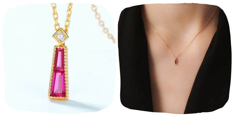 還暦にぴったりのルビーネックレス