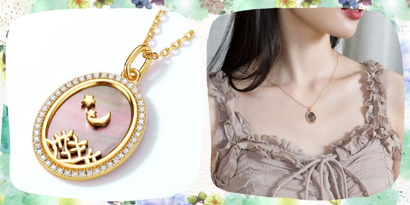 高級感のある星空のネックレス