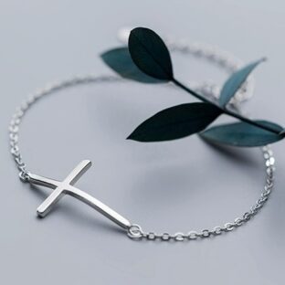 足元美人になる！シンプルで使いやすい十字架モチーフアンクレット A011