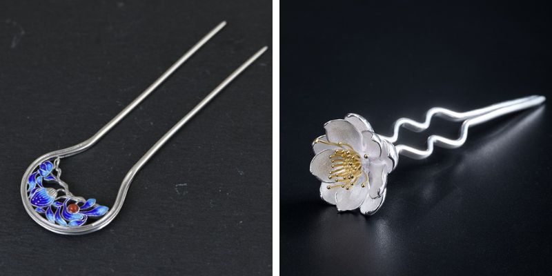 かんざしの種類　二本軸