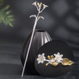 ギボウシのかんざし - 日本の伝統的な美しさとエレガンスを表現する K140