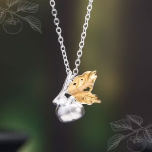 柿のペンダント - 自然の恵みと日本の風情を肌で感じることができる  N107