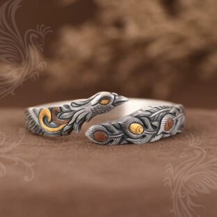 鳳凰のバングル - 伝説の鳥の息吹を身に纏う　B081