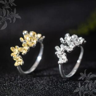 木犀のリング - 金木犀と銀木犀の2種類をご用意！　R367