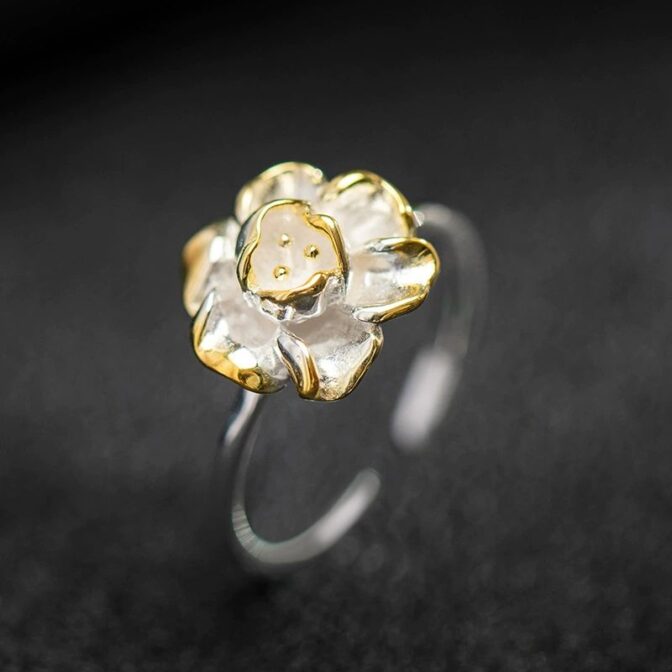 牡丹のリング - 手元に華やかさを添える　R371 牡丹のリング – 手元に華やかさを添える R371 | オリジナル