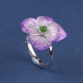 ハナミズキのリング - 自然の美しさを指先に届け　R440