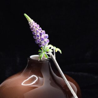 【翌日発送】ルピナスの花のかんざし - プロポーズや婚約にぴったりのアイテム　K207