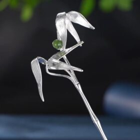 竹のかんざし - 自然の息吹を感じさせる一品　K210