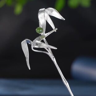 竹のかんざし - 自然の息吹を感じさせる一品　K210