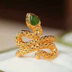 蛇のリング - 持ち主の個性とスタイルを引き立てる R447