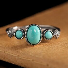 トルコ石のリング - 日常のさりげないアクセントとして R453