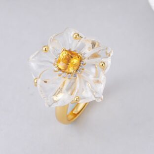 バイカイチゲ – まるで春の訪れを指先に纏うかのようなデザイン R467